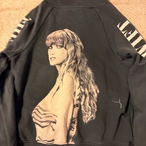 Taylor Swift Authentic Eras Tour Hoodie Black